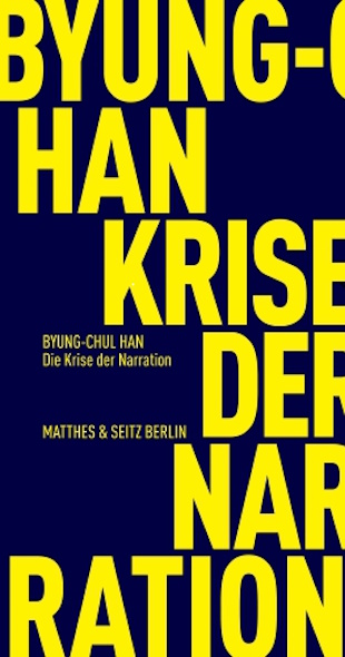 "Die Krise der Narration" Cover